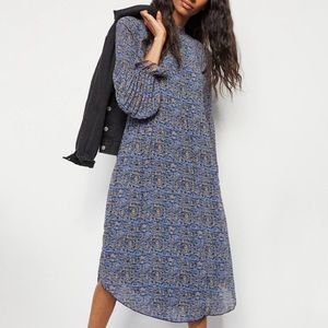 Anthropologie Maeve Pleated dress
